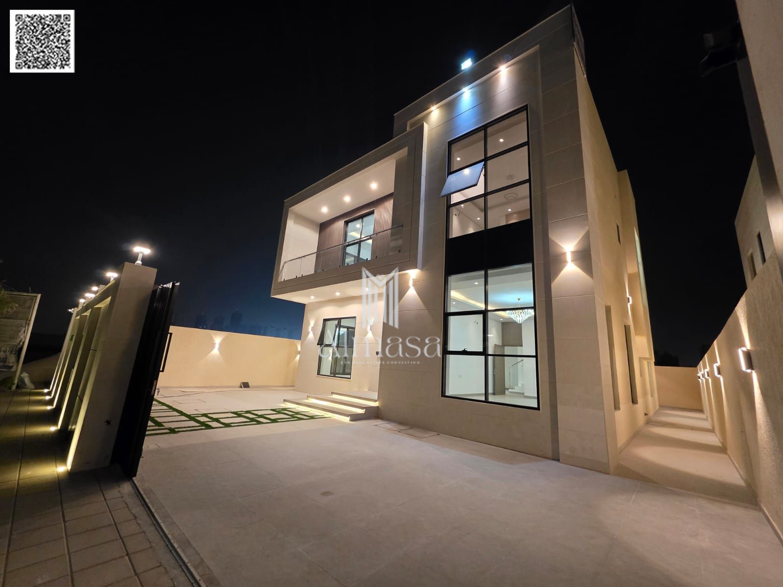 Luxury Villa for Sale in Al Amrah – Ajman | Land Area 4100 sq ft | 5 Master Bedrooms | Strategic Location Behind Al Watan University | Freehold Owners