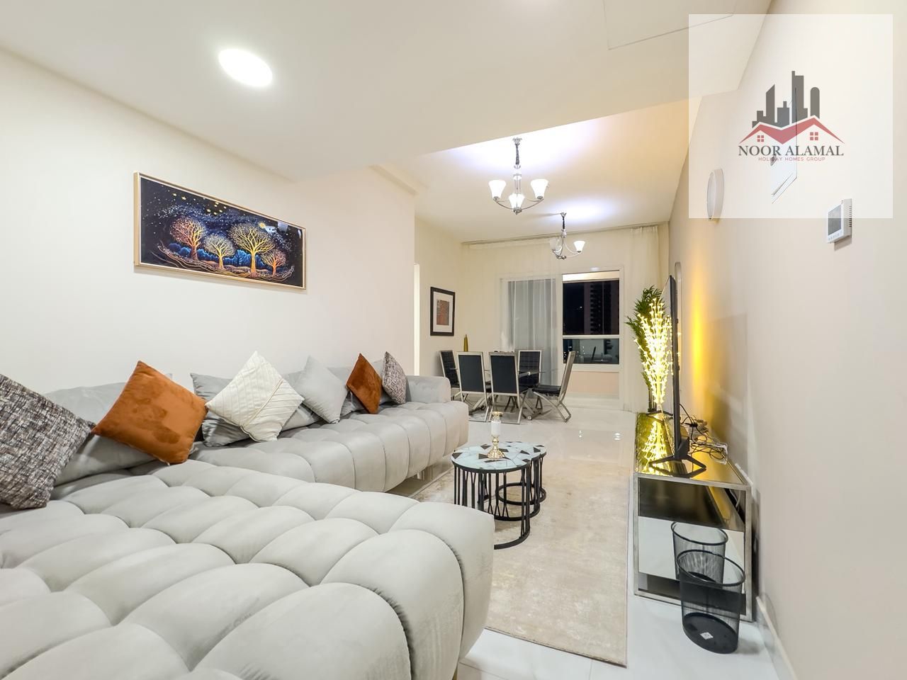 Sharjah, Al Taawun Building, First Occupancy Furnished Apartment with Hotel-Style Furnishings, First Occupancy For the Luxury Lover Two Bedroo