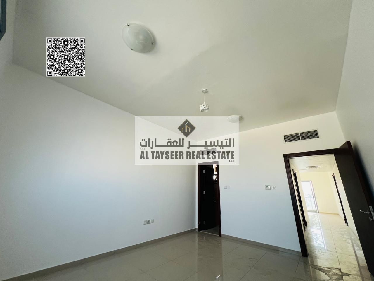For Rent: Two-Bedroom Apartment with a Living Room, Spacious Design, in Al Rawda 3 Area. Super Deluxe Finishes