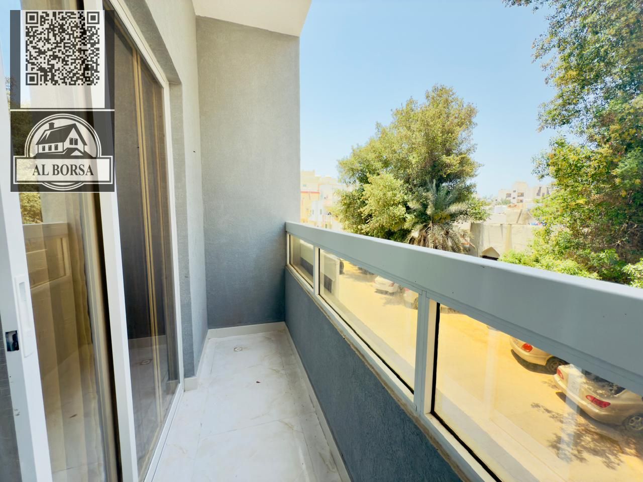 Furnished apartment for rent in Al Nuaimiya - Ajman, 2 bedrooms + living room + 2 bathrooms + balcony, central air conditioning, electricity, water