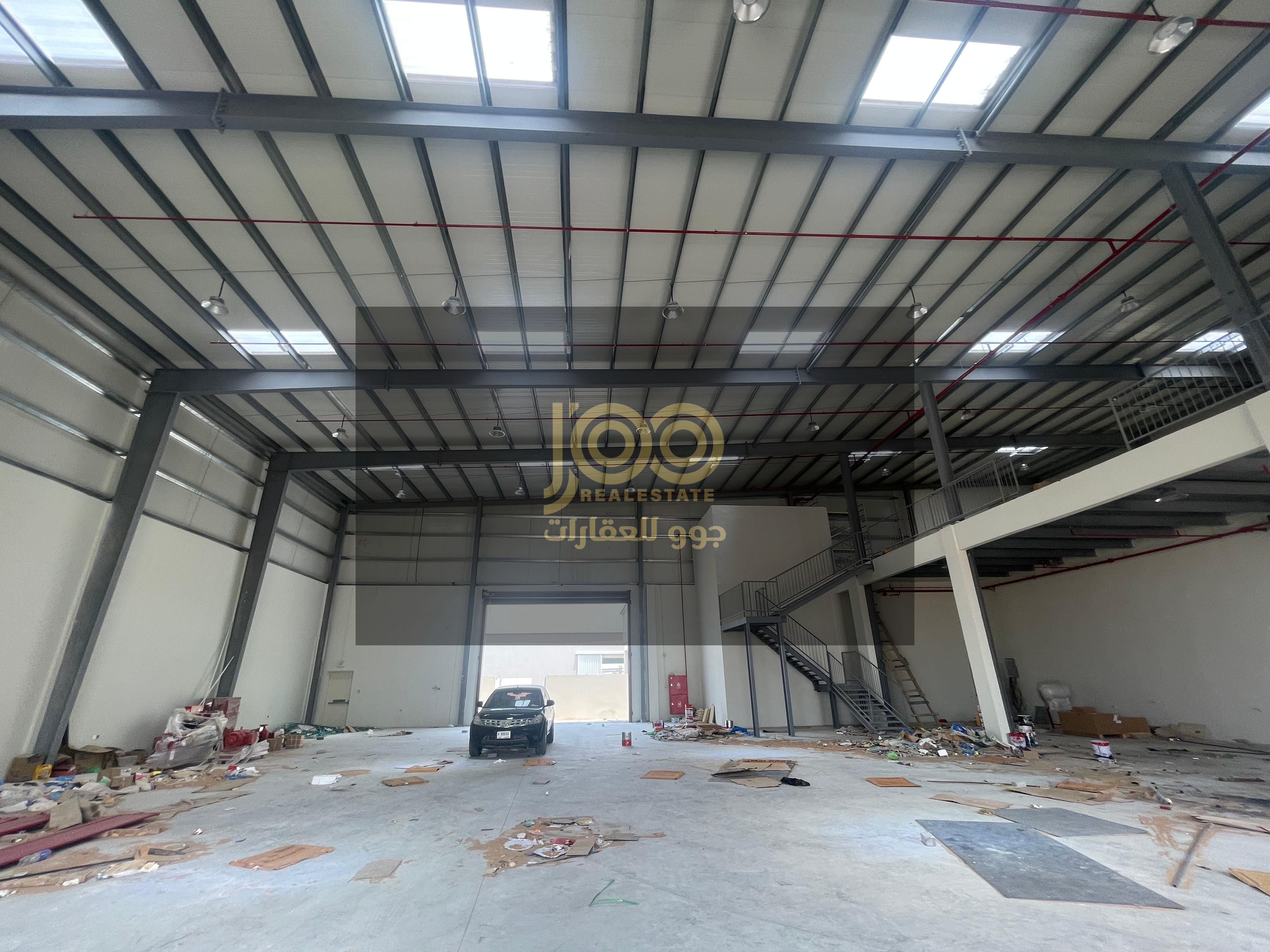 Warehouse for Rent – 15,000 Sq Ft, 136 kVA Power, AED 550K Annual Rent, 5% VAT, 10% Security Cheque, 4 Installments – Also Available for Sale at AED 3