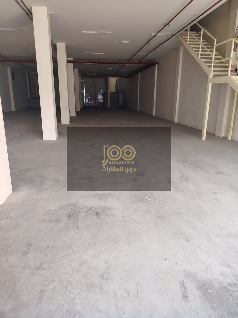 For rent: A prime warehouse in Umm Al Thu'ub area, Umm Al Quwain. Electricity: 40