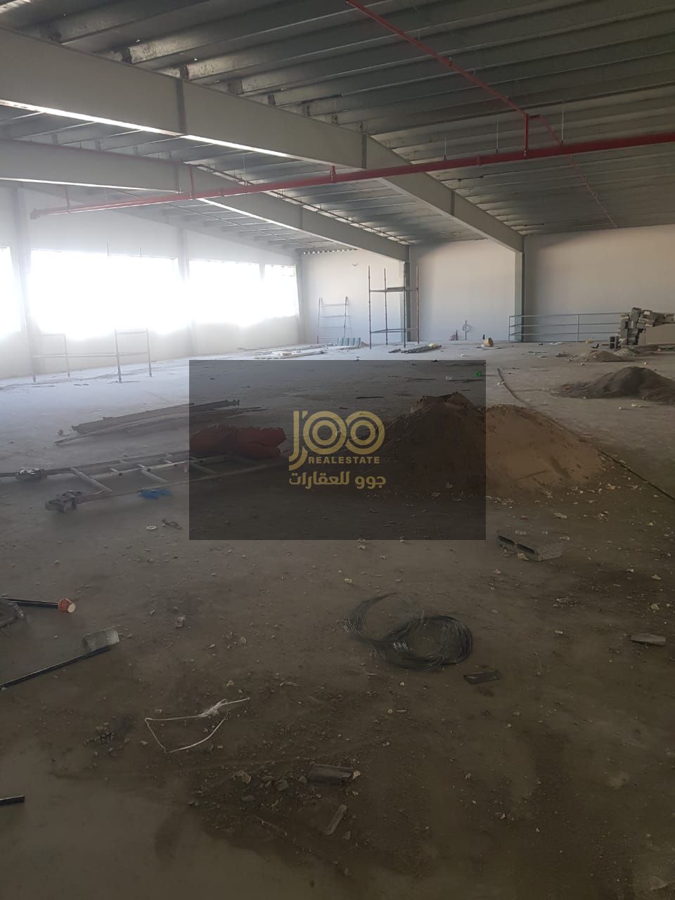 Warehouse with showroom totaling 11,000 sq ft, priced at 60 AED per sq ft, 200K power supply, and the price includes both the warehouse and the attach