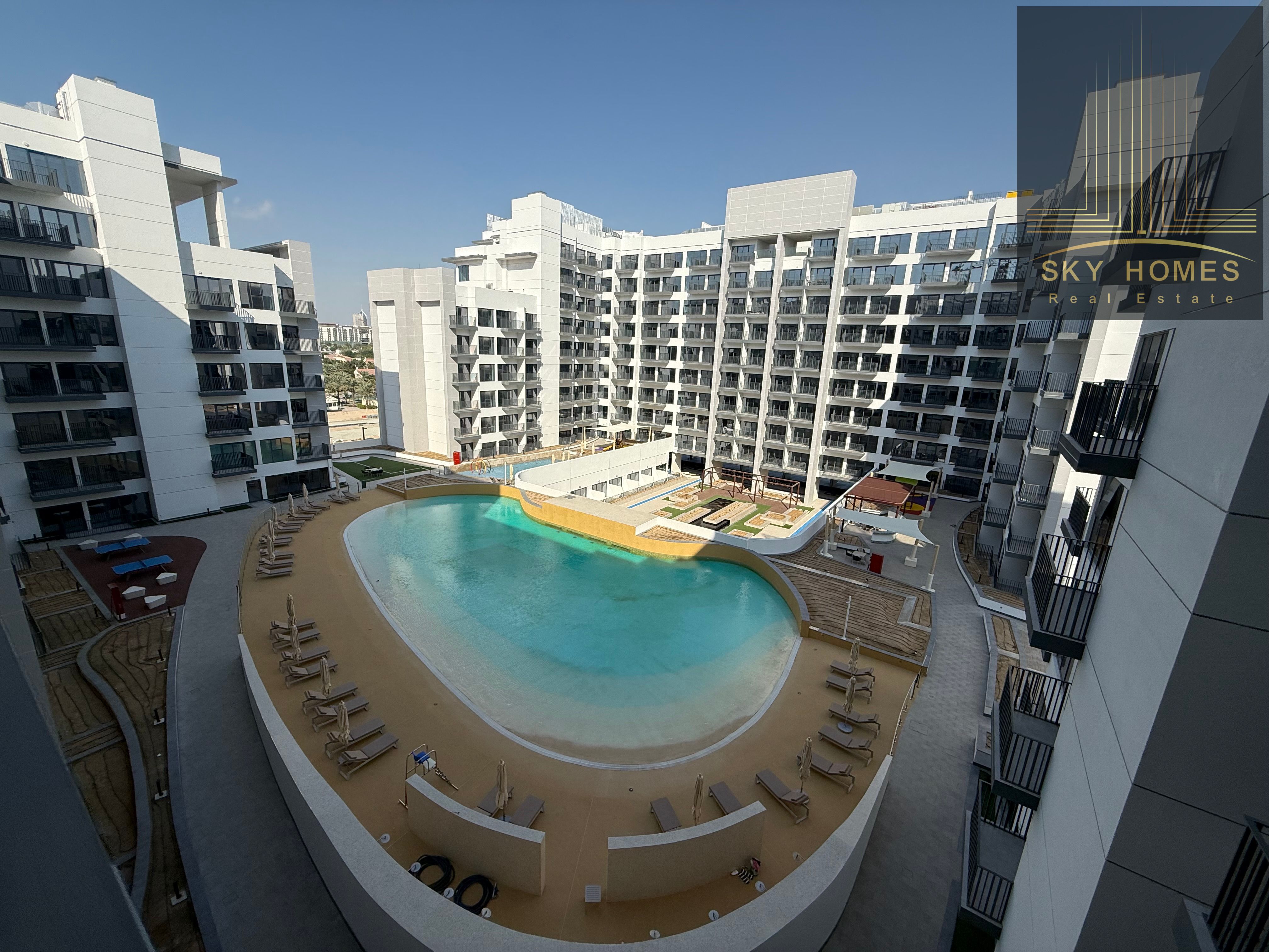 Hot Offer Brand New Pool View Studio With Kitchen Appliances Just in 48k