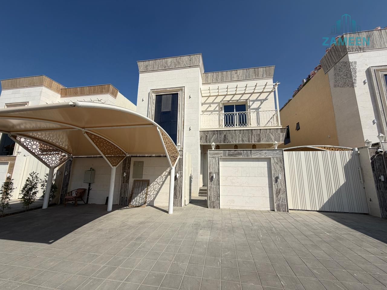 This villa offers a stunning blend of modern design and ultimate comfort, located in one of Ajman's most prestigious residential areas (Al Helio 2), w