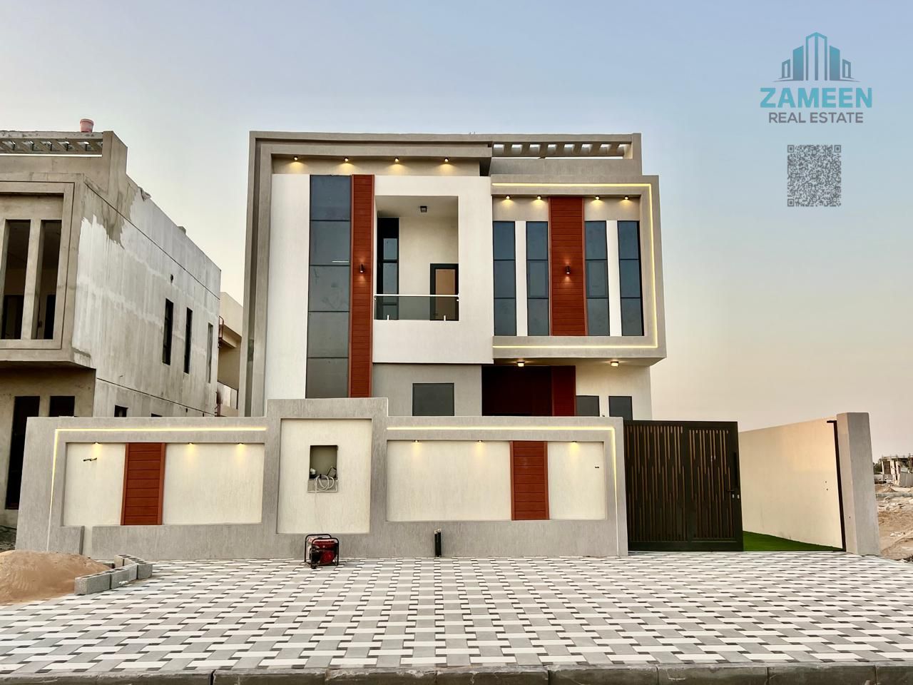 Modern Villa for Sale - Al Helio 1 (Ajman) Near Al Zahiyah and with registration fees included! A fantastic opportunity to own a modern villa in a p