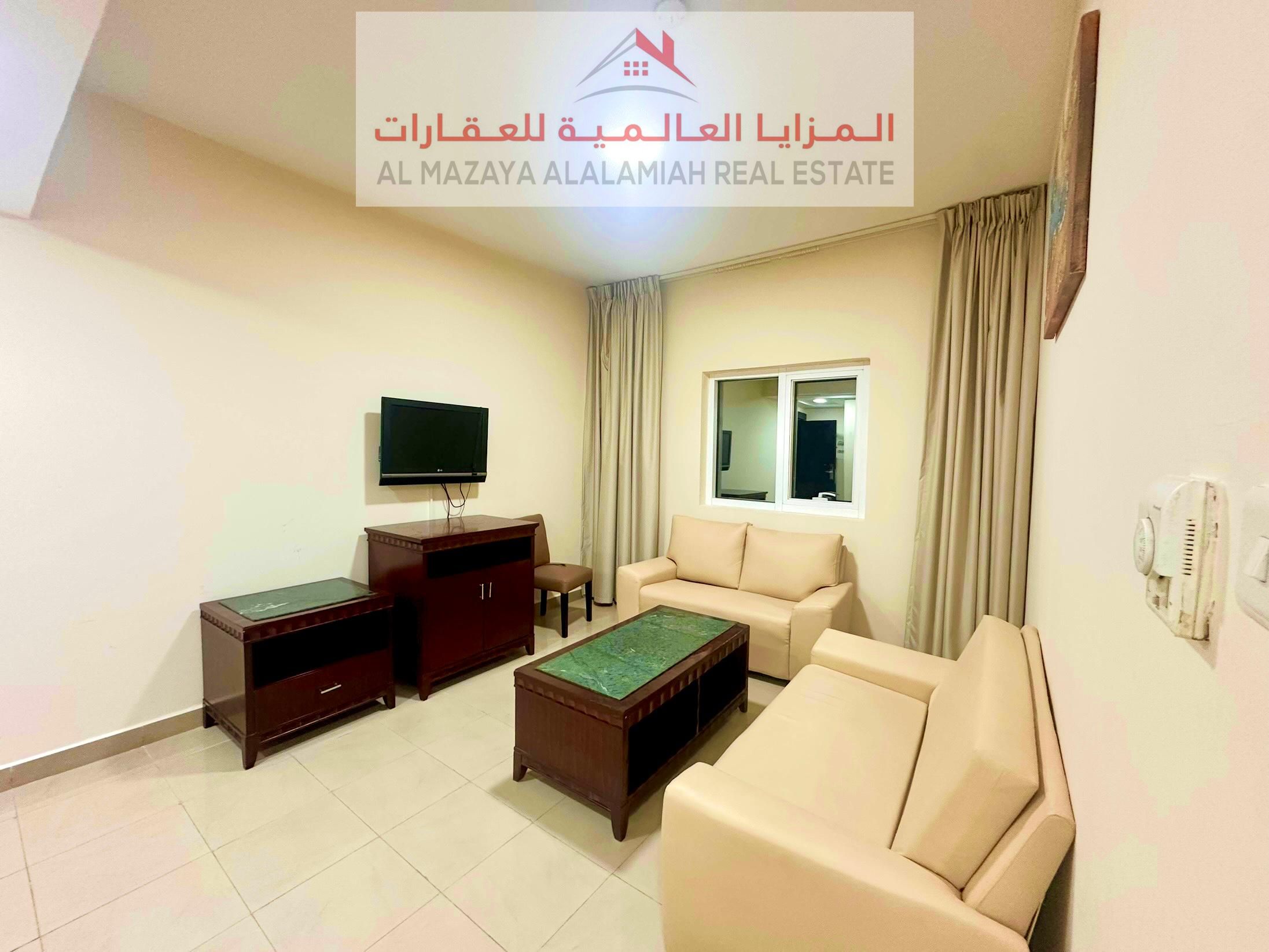 Hotel-Standard Furnished 1BHK | Royal Tulip Tower, Al Majaz | All-Inclusive
