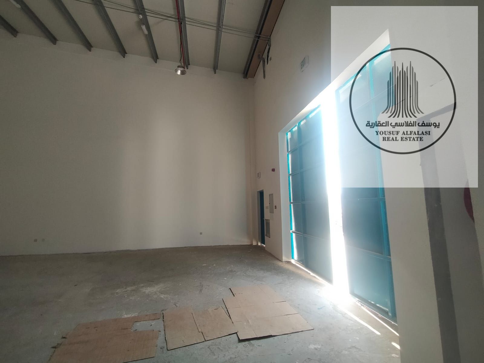 A warehouse strategically located in Al Saja'a Industrial Area