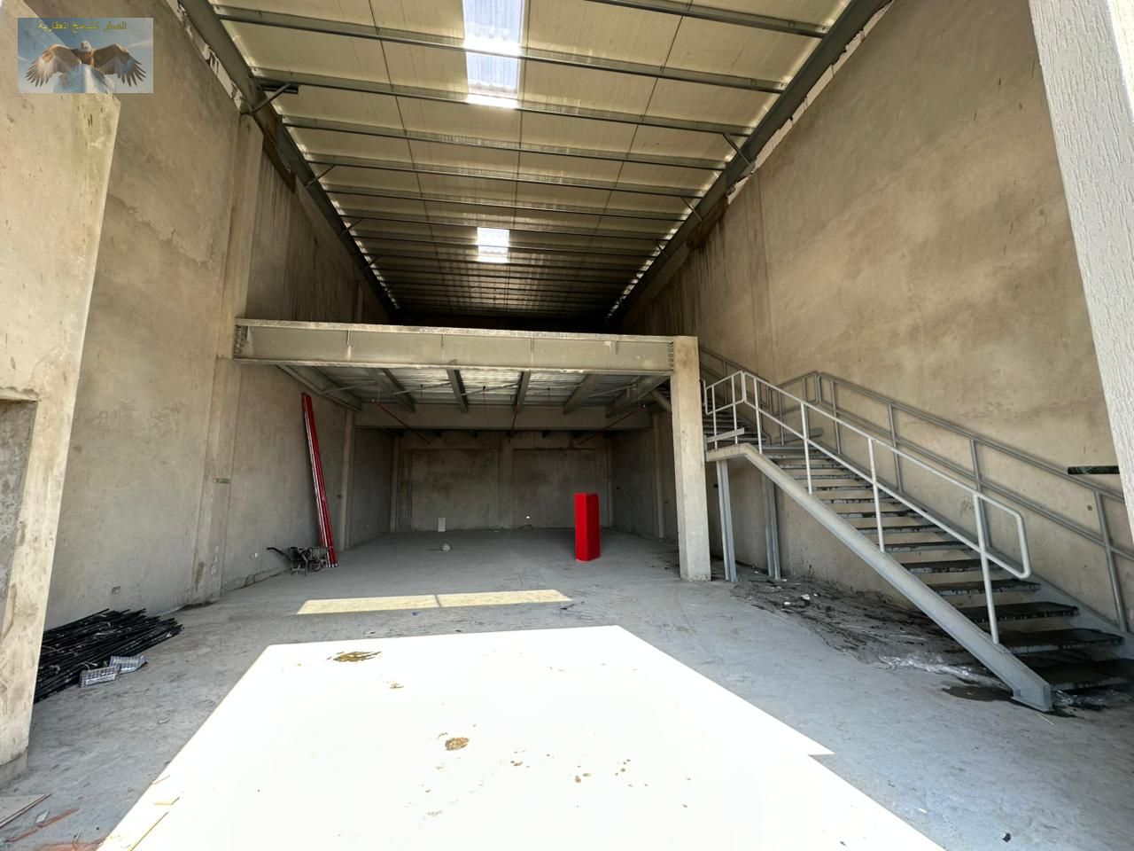 Very special price warehouse in Al Jurf 3, suitable for all activities, with spaces, two floors, excellent finishing, ready for handover.