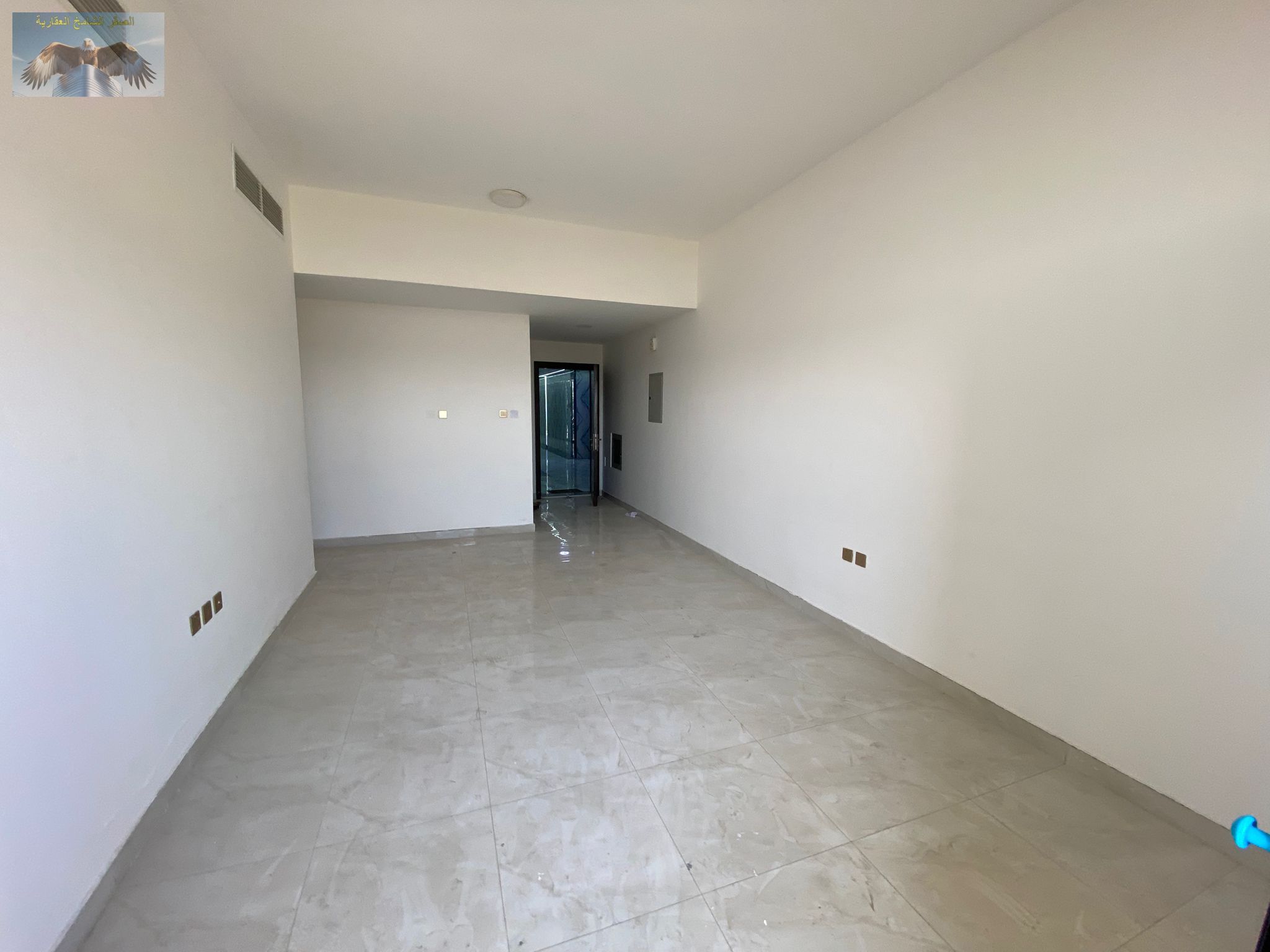 A golden opportunity to rent a brand new, two-bedroom apartment for annual rent in Al Muwaihat 3, Academy Street. First occupancy, open view and balco