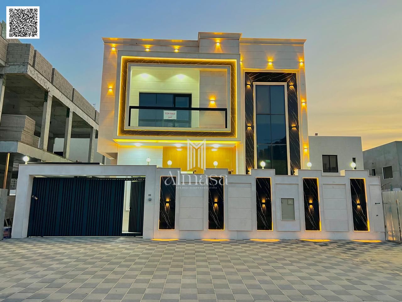 Elegant Villa for Sale in Al Amerah – Ajman | 5 Master Bedrooms | 7 Bathrooms | AED 1,800,000 (Negotiable)