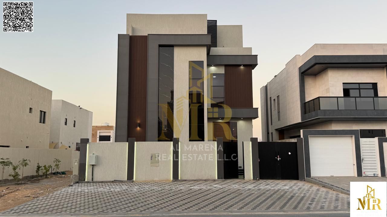 Luxury super deluxe villa for sale in Al Zahiyah area, Ajman, all-inclusive price