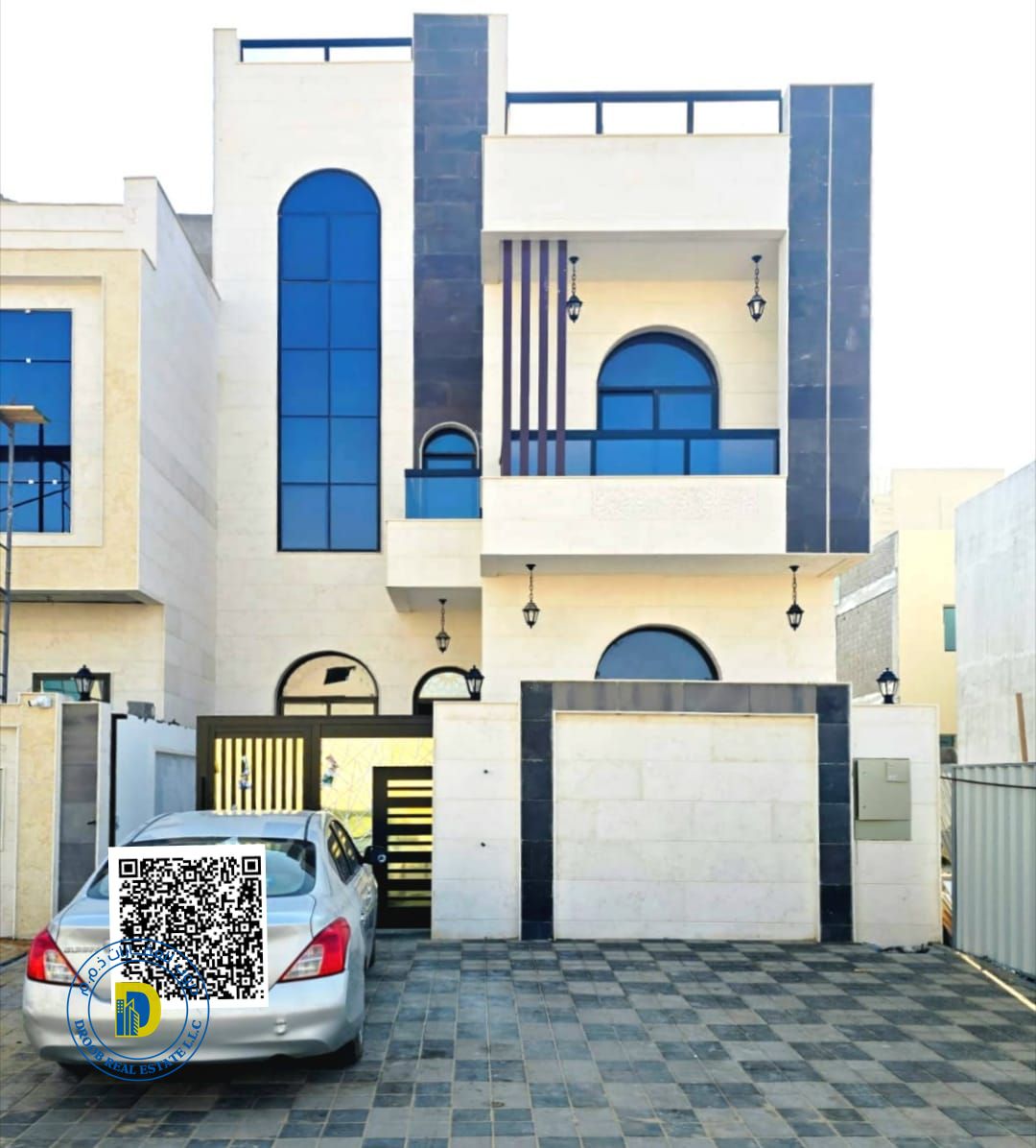 Al-Haliyo Townhouse 2, attractively priced, 5 rooms, living room, majlis, and roof, including registration and ownership fees.
