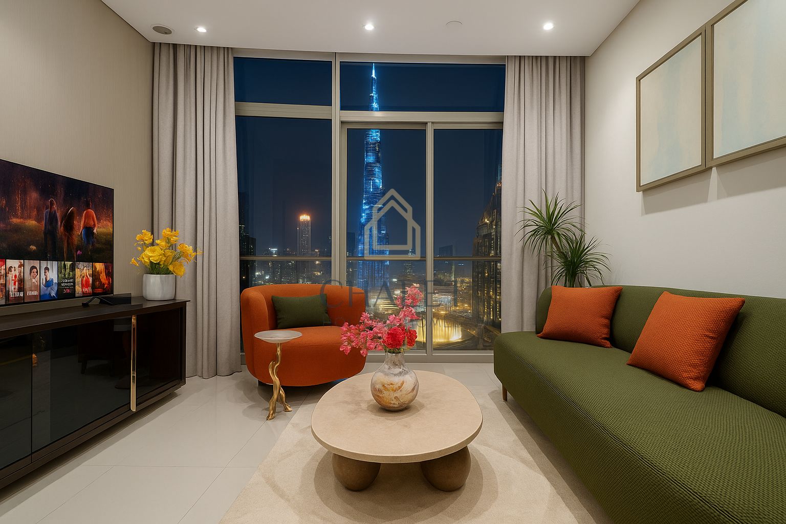 Damac Maison Distinction | Full Burj Khalifa Fireworks View | 2 Bedroom