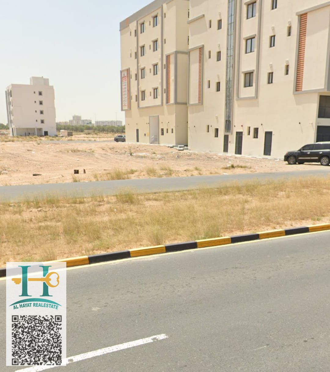 Residential and commercial land (ground floor + 4) on the main street in Al Aliyah, Ajman, freehold for all nationalities