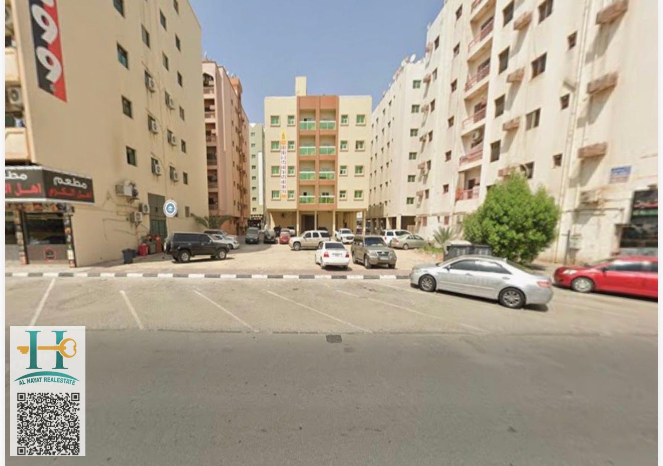 Commercial Residential land for sale in – Ajman Location / Al-Nuaimeya 2 – Kuwait Street Area / 6,458 SQFT Permit / G+4 Price: 3,300,000 Free Hold all Nationalities