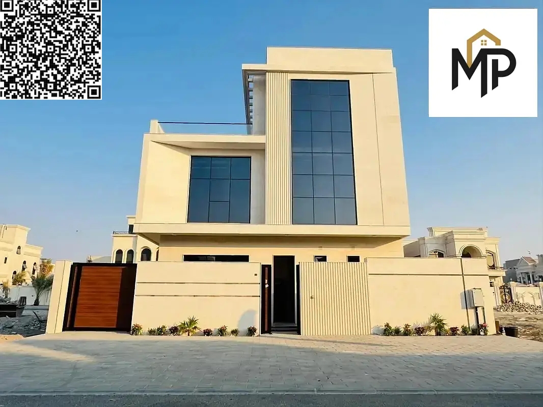 Modern villa on two streets, two floors, roof, garden, and internal elevator, price includes electricity, water, and air conditioning.
