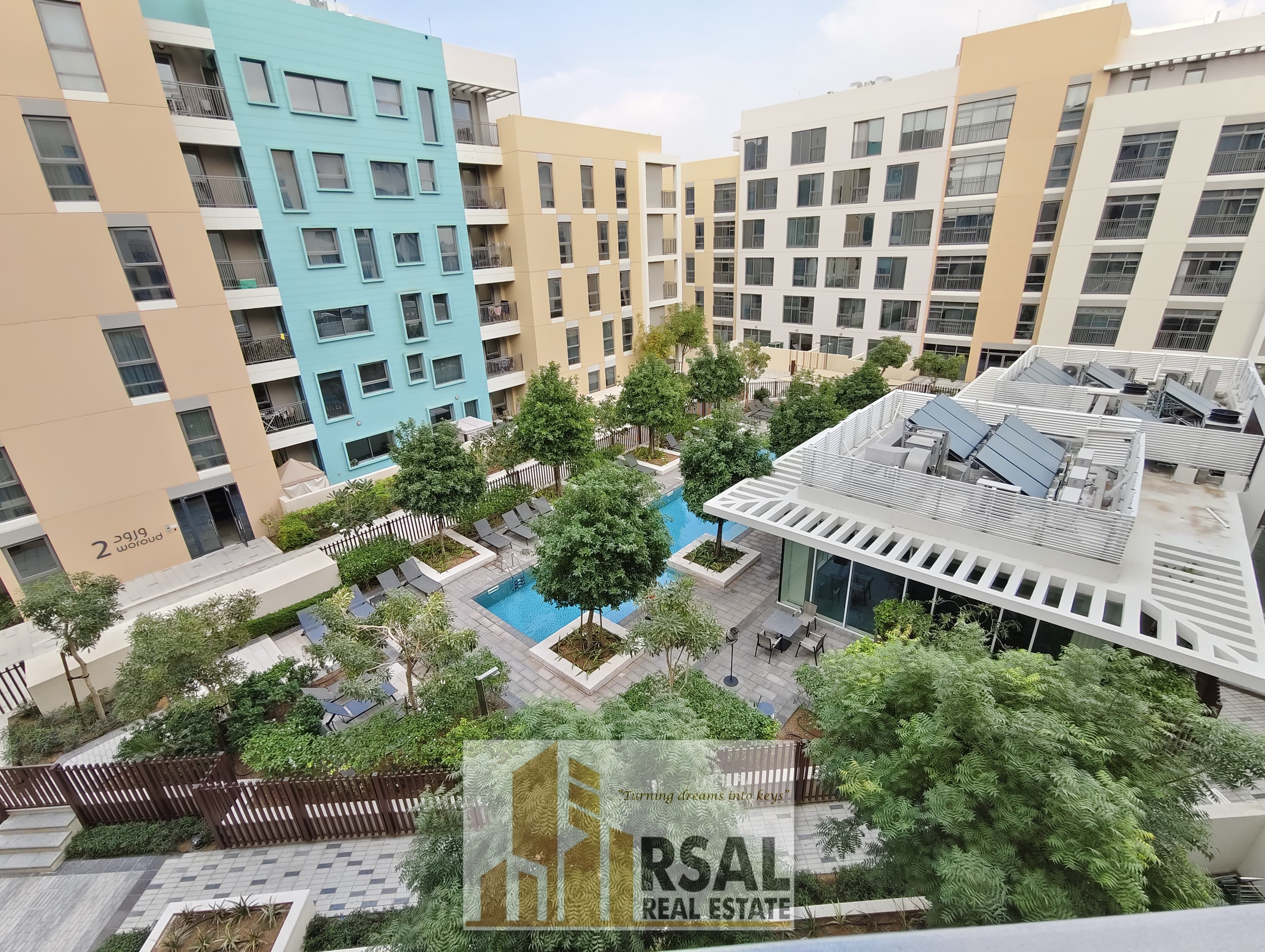 Urban Grace Living | Stylish Fully Furnished 1-Bedroom Retreat with Pool View