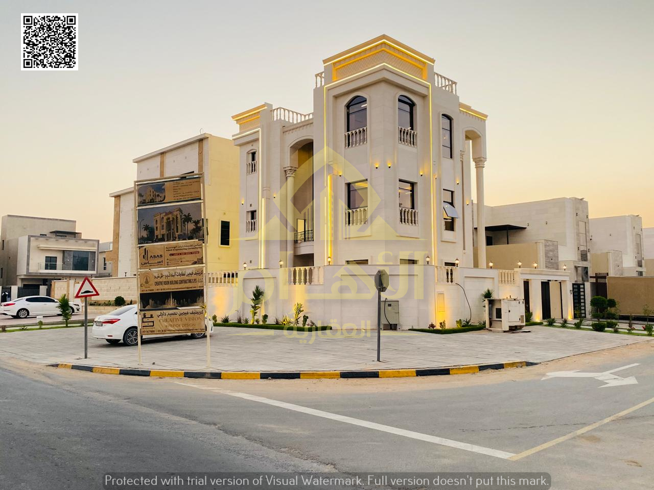 For sale: A luxurious classic villa in the Al Zahiyah area, featuring a modern smart home design that combines luxury and comfort, and situated in a p