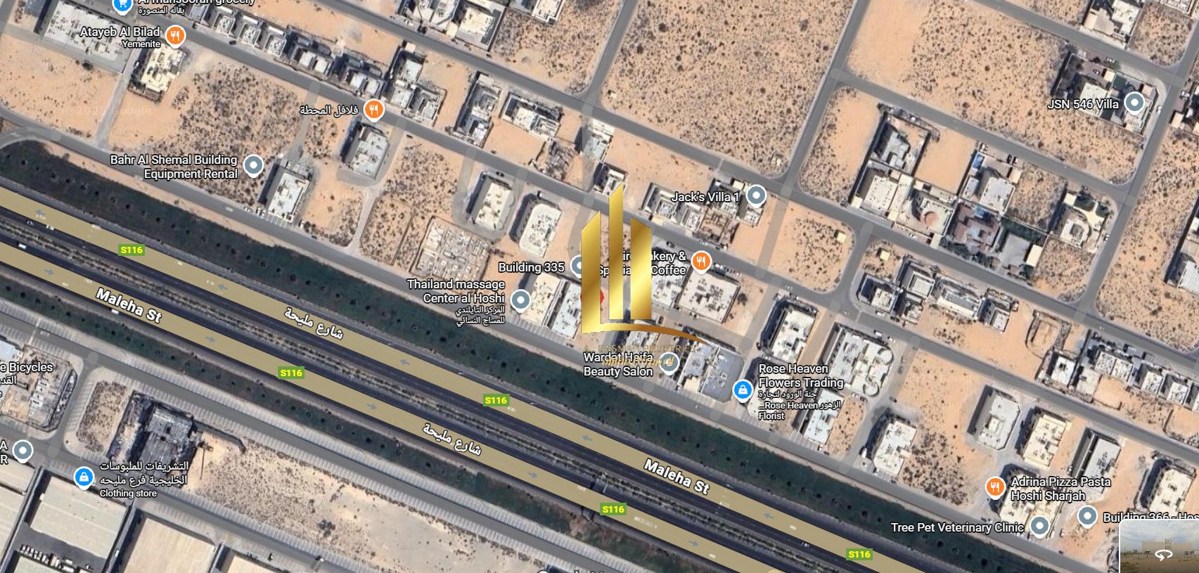 Corner Commercial Land for Sale in– Al Hoshi, Al Badi’ Suburb Sharjah