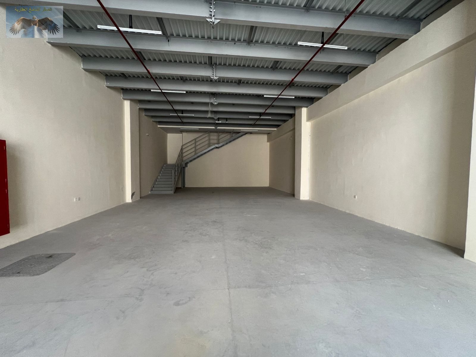 Prime commercial warehouse for annual rent in a practical location, suitable for commercial, storage, and light industrial use, with easy access to ma