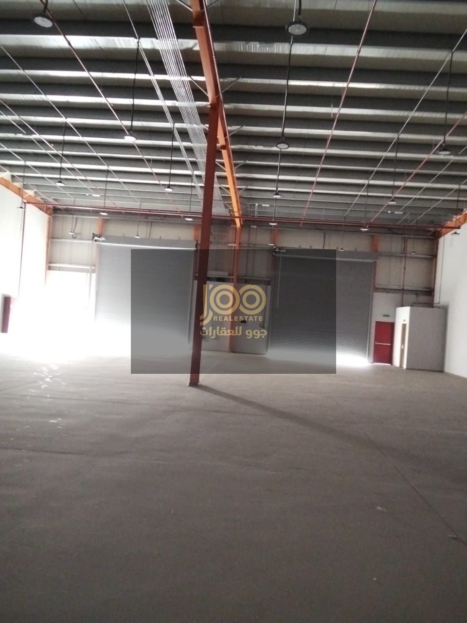 A prime warehouse in the Sajaa area of Sharjah, electricity 40, suitable for a activities.