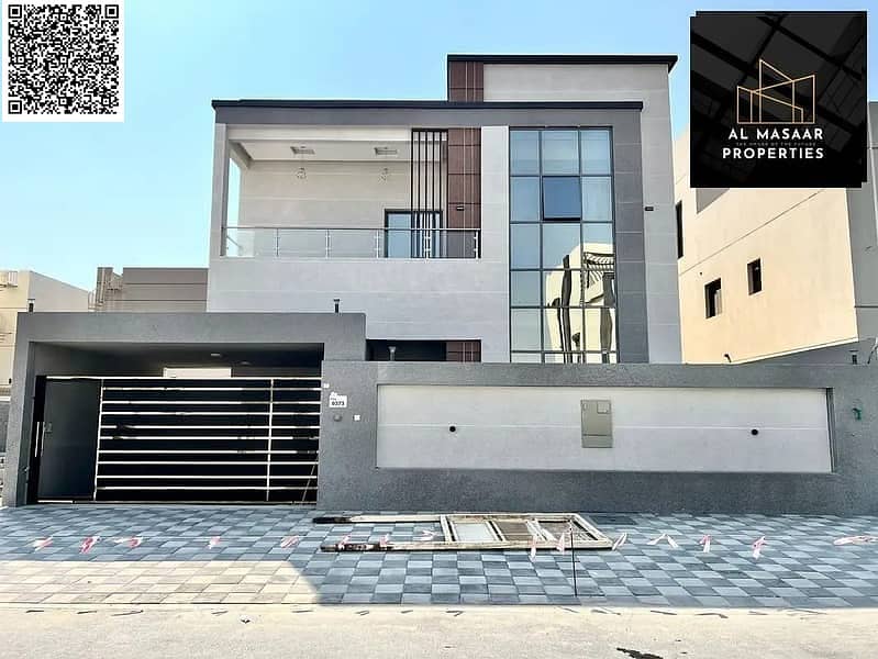 Own a luxurious, modern-designed villa of 4300 sq ft, including air conditioning, in the best location in Ajman.