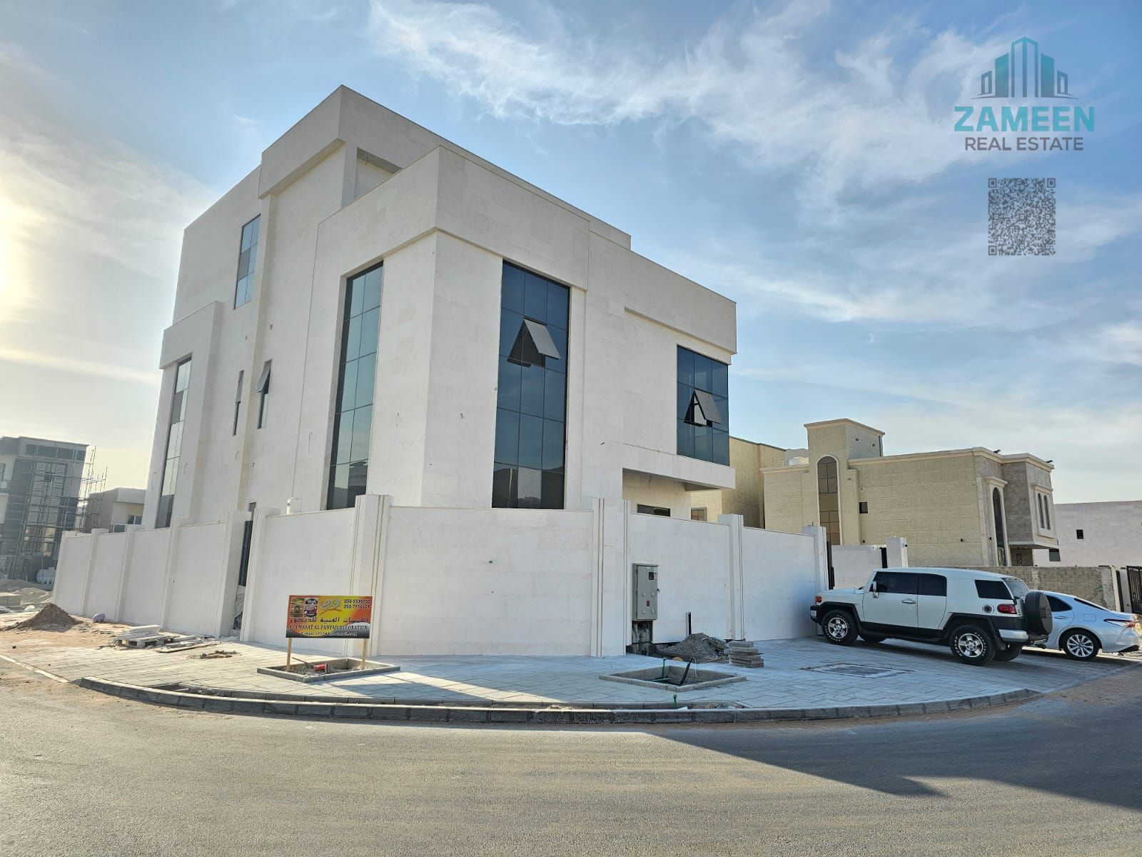 Modern Mansion for Sale in Al Zahia, Ajman (Luxury Custom Construction) Directly from the Owner | Corner Villa | Royal Finishes For those who app