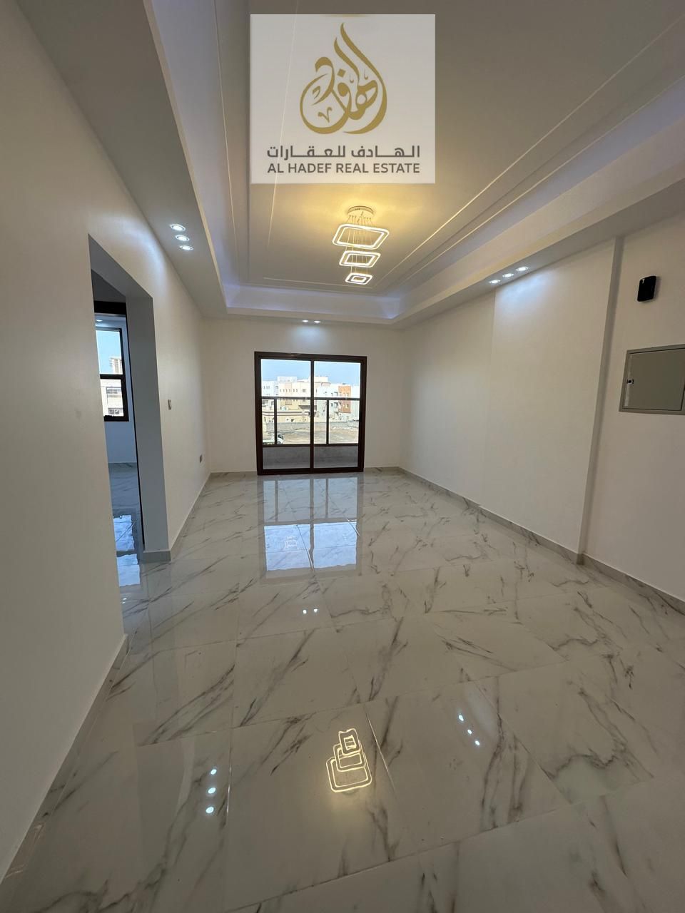 Annual rent in Ajman, Al Muwaihat 3 area, near Saudi German Hospital. The building is for families only. It's a new building, first occupancy. The apa