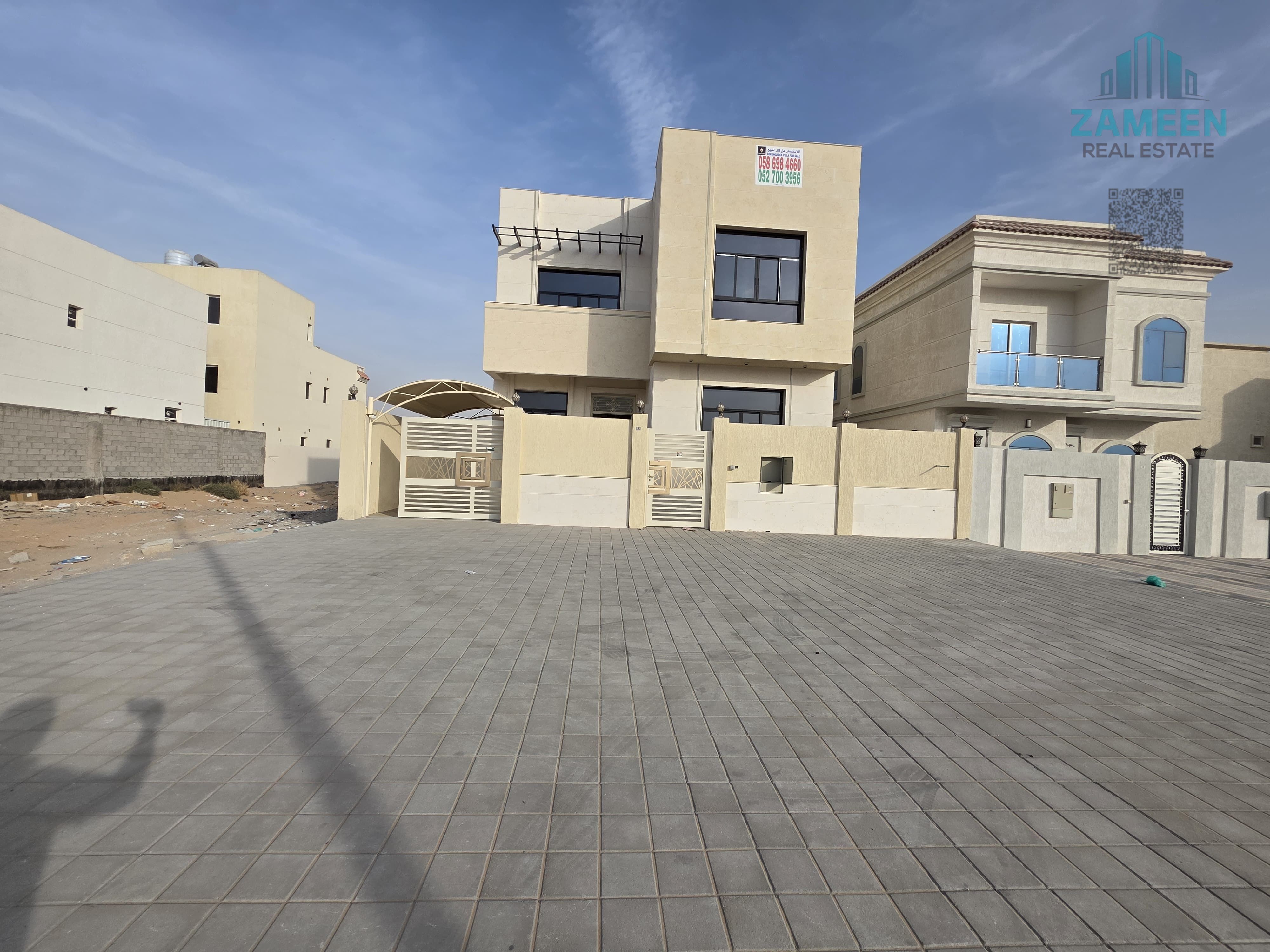 Property Deal: 5 Master Bedroom Villa in Al Helio 1 (Great Price) Prime Location, Spacious Area, and Parking for 6 Cars! For sale: A two-story vi