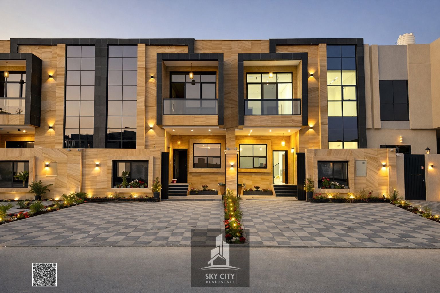Super deluxe, personalized finishing – Prime location on a main road, registration and ownership fees included Luxury townhouse for sale in Al Helio