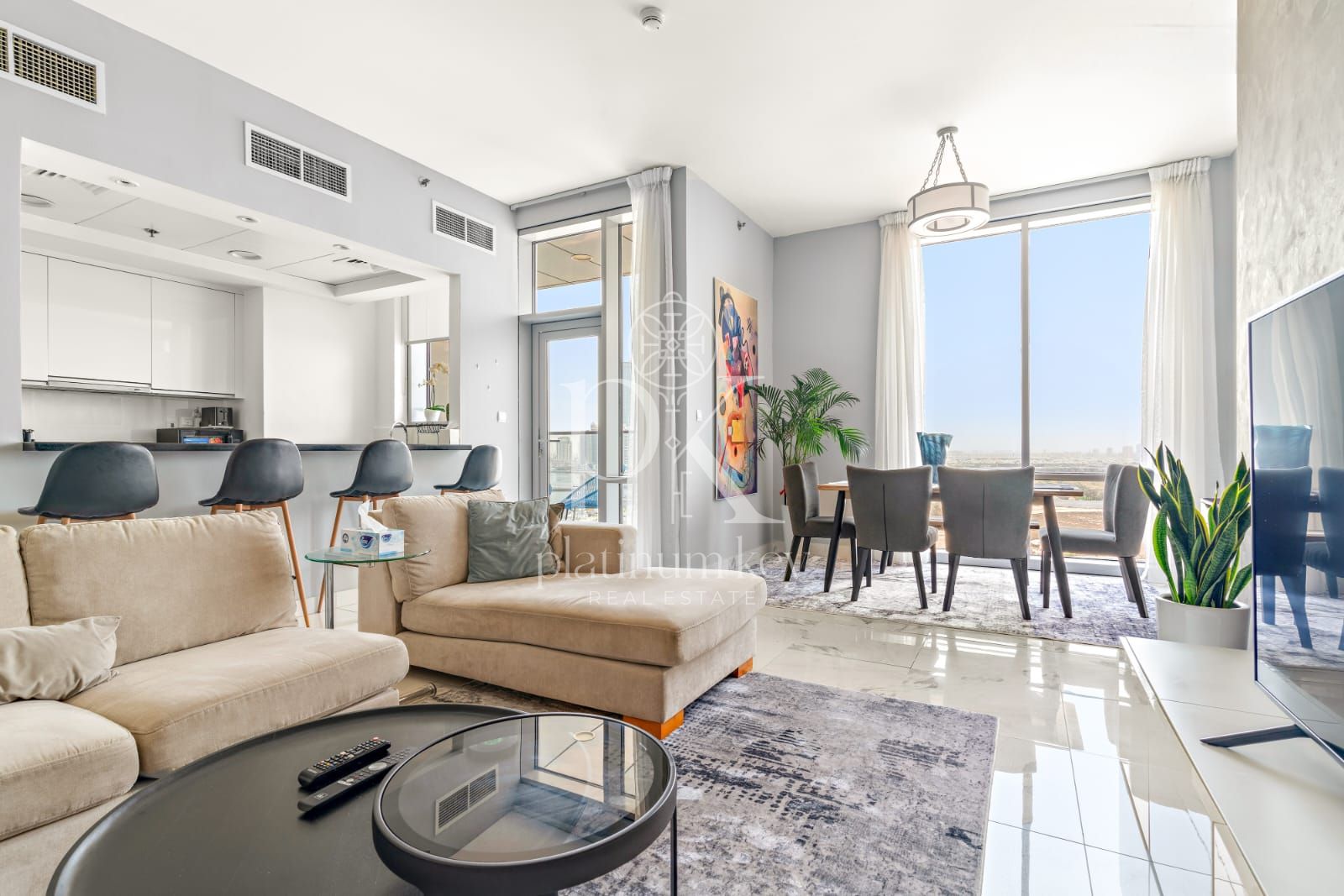 Modern Fully Furnished 2BR | Amna Tower, Al Habtoor City