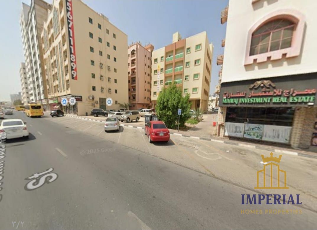 Residential/commercial land on Kuwait Street (G+6) in Al Nuaimiya 2, Ajman, freehold ownership