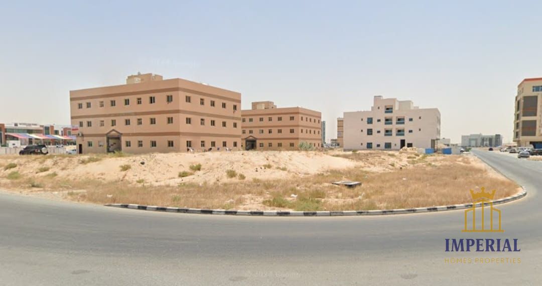 Residential/commercial corner plot on two streets (G+8) in Al Jurf Industrial Area 3