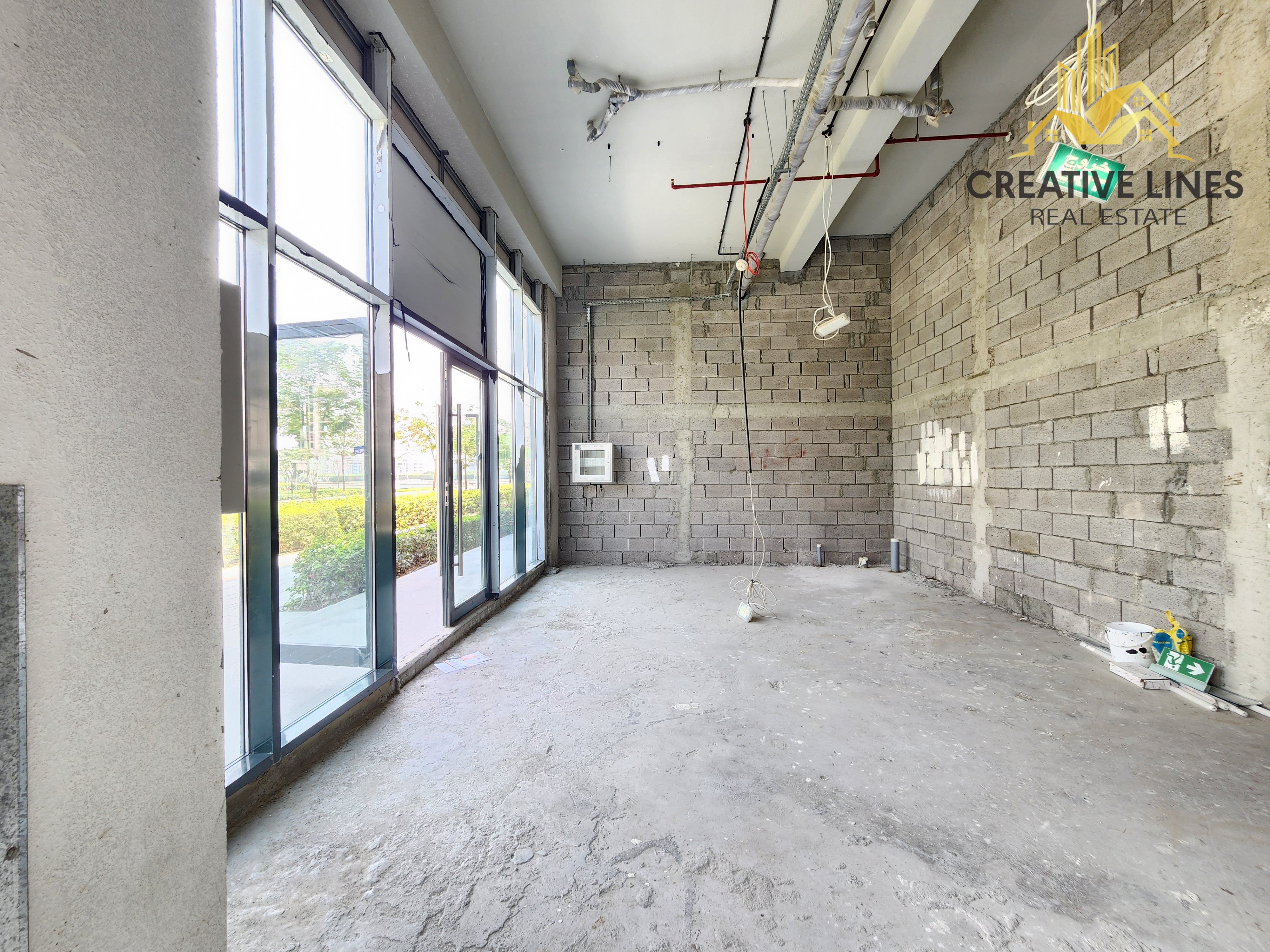 Main boulevard facing shell and core prime location retail available