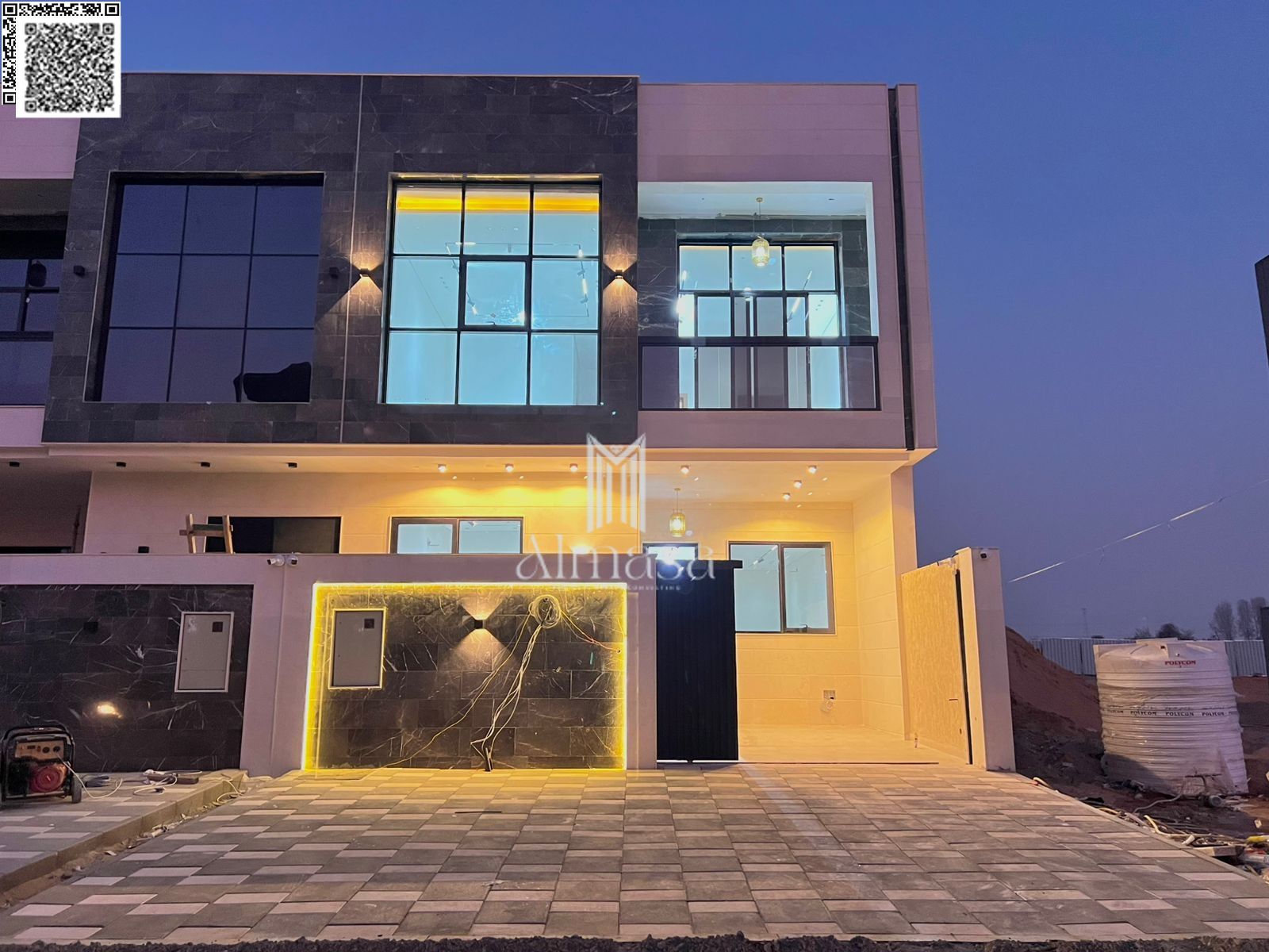 Own a uniquely designed villa at a price that includes registration and ownership fees, located near all services and close to Sheikh Mohammed Bin Zay
