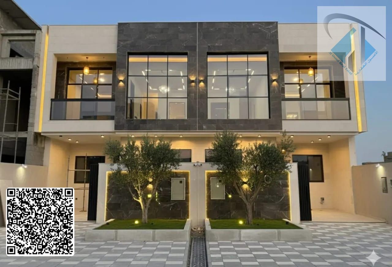 Villa for sale - Two floors - with a large yard and a negotiable price & spacious courtyard - near Sheikh Mohammed Bin Zayed Road - Freehold ownership