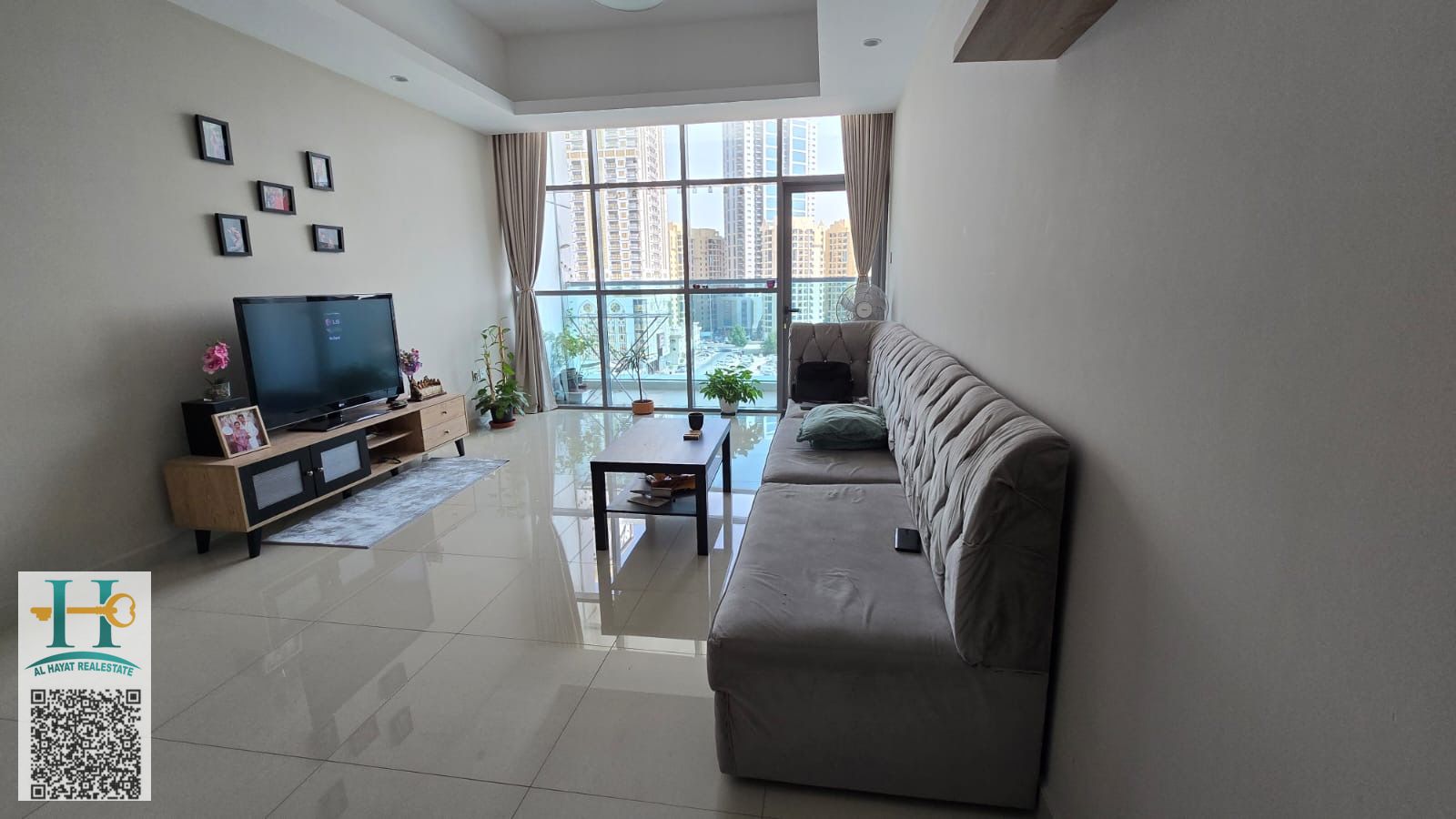 In Galfa tower 1bed 2 bathroom very good investment orredy rented down payment 366.792 and another price month instalment6.444