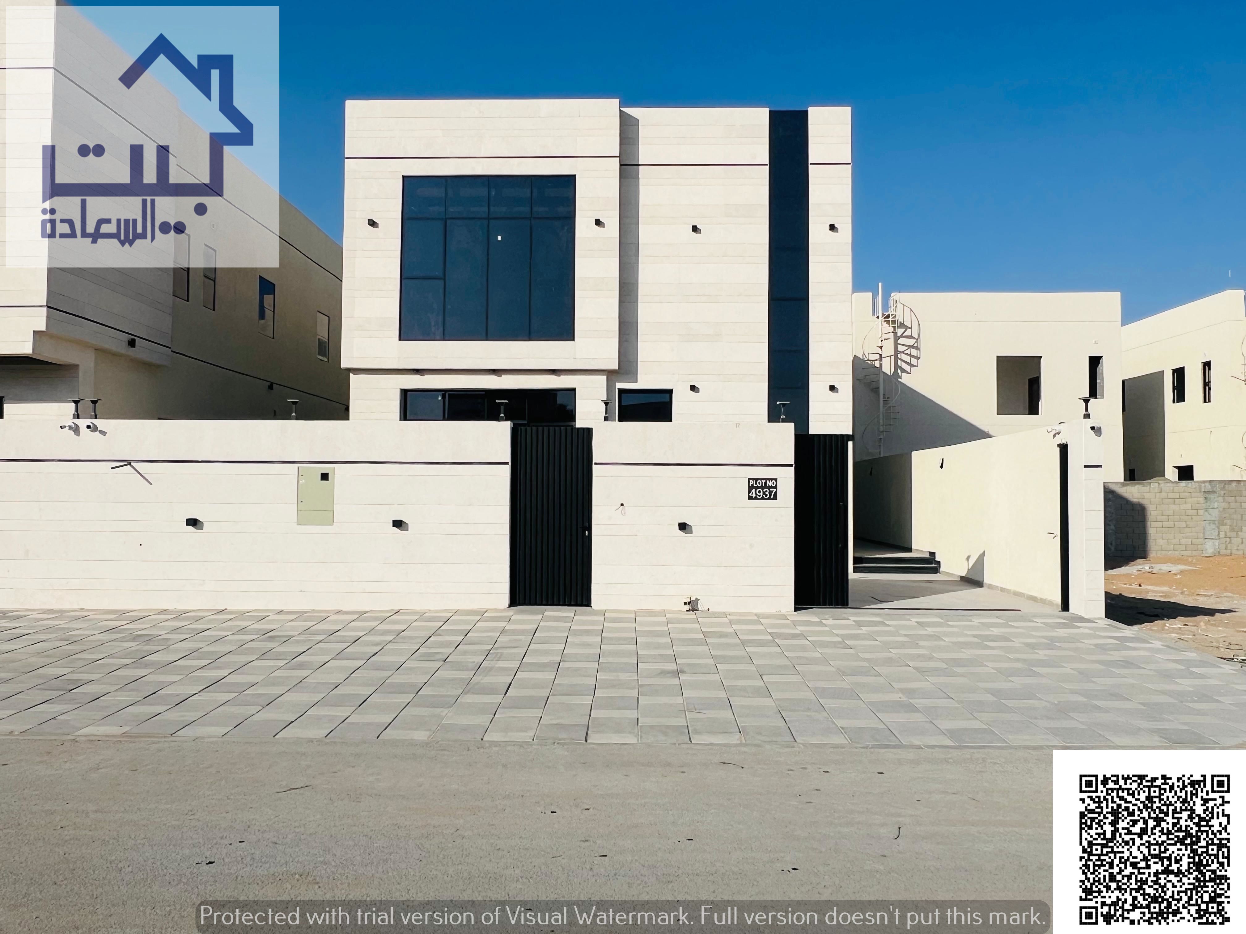 Your dream villa in the upscale Al Zahiyah area of Ajman, including registration and ownership fees, close to all services and near Sheikh Mohammed