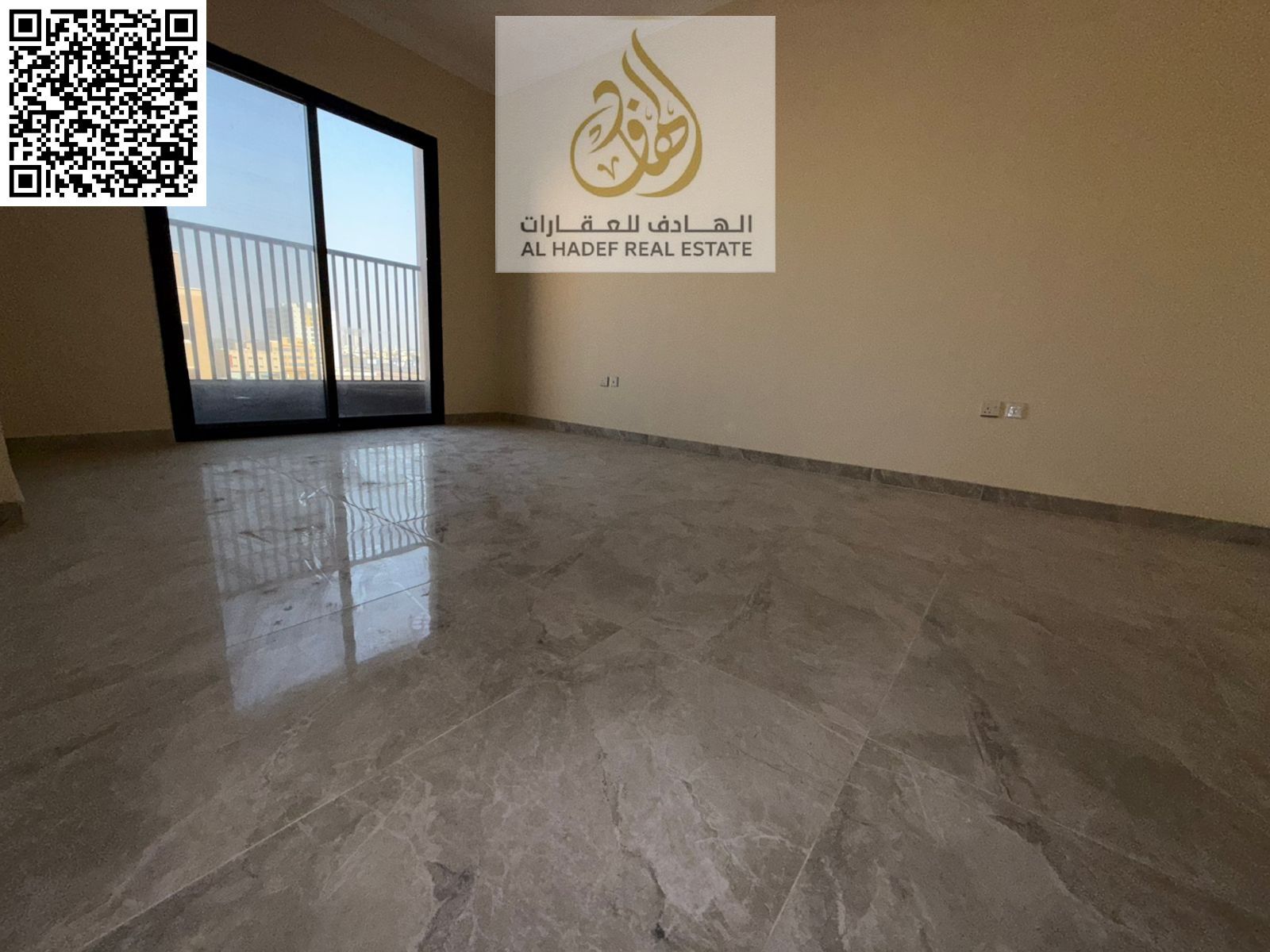 Two bedrooms and a living room, first occupancy, completely separate, with a balcony and 3 bathrooms in Al Jurf 3