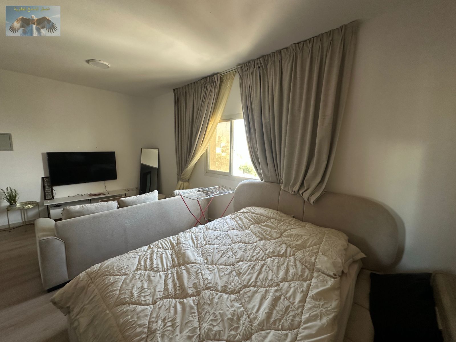Furnished Studio for Rent in Al Nuaimiya 2 on College Street with Separate Kitchen, Clean and Organized