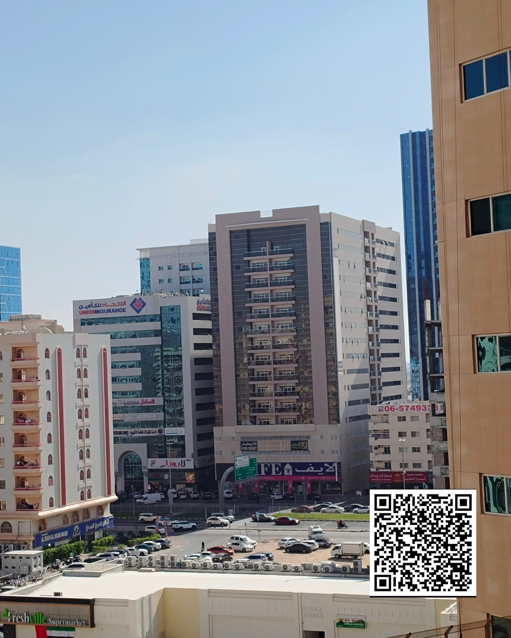 Spacious 1BHK Apartment for Yearly Rent in Ajman One Tower