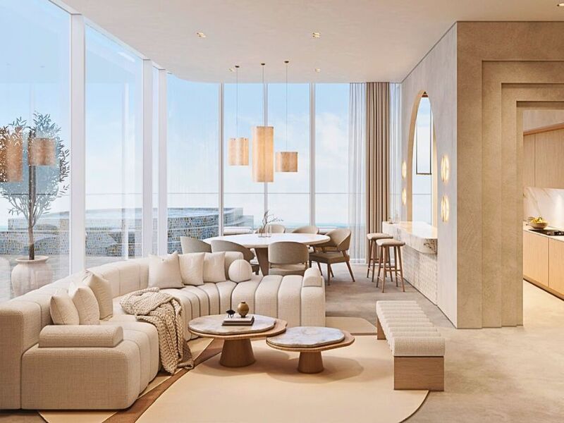 Luxury 2BR Seafront Apartment | La Perla RAK