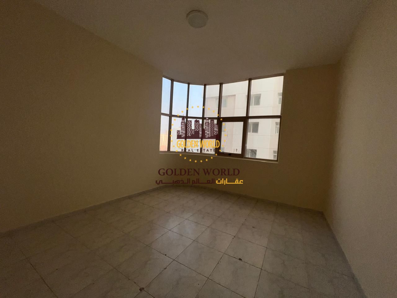 Clean and cozy 1-bedroom apartment with open view in Al Qasimia Al Nud, practical L-shaped kitchen and great value.