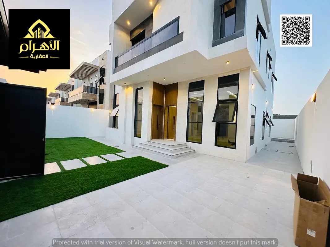 A unique opportunity at an attractive price, including registration fees and no annual fees: Own a villa for sale in Ajman, first occupancy, freehold,