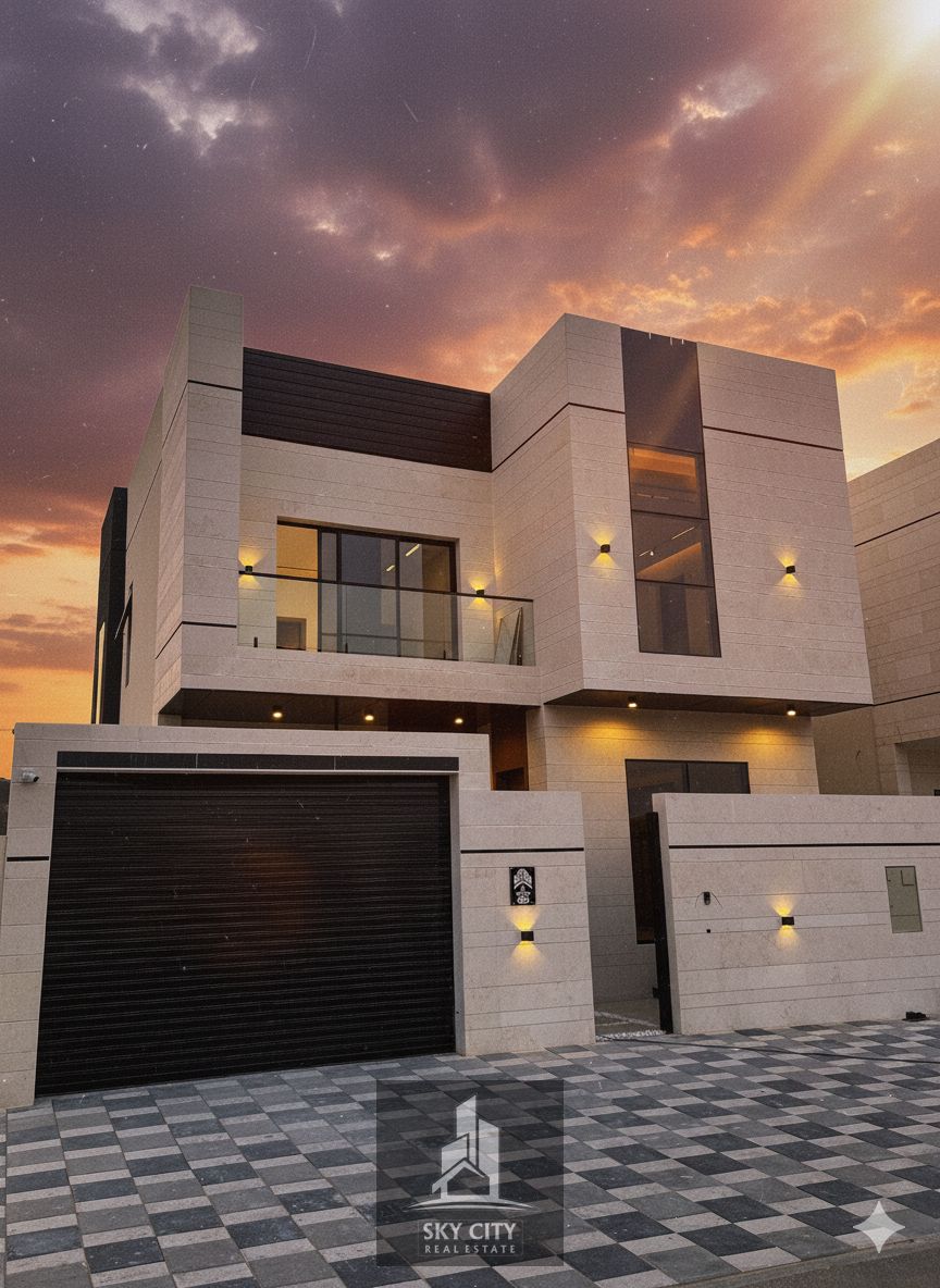 Villa for sale, high-end finishing, 5 master bedrooms, freehold ownership for all nationalities
