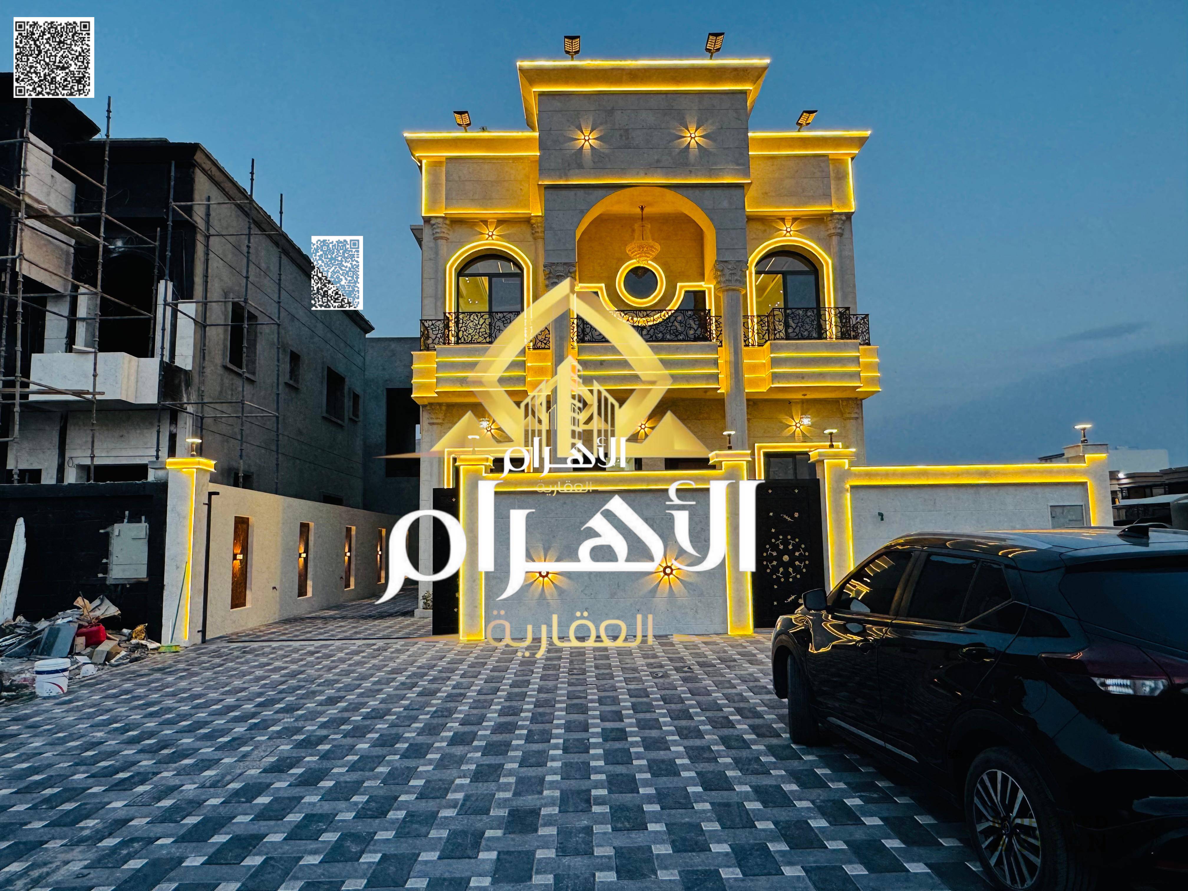 Luxury 6-Bedroom G+2 Villa for Sale in Al Zahya – 4,000 sq. ft Built-Up