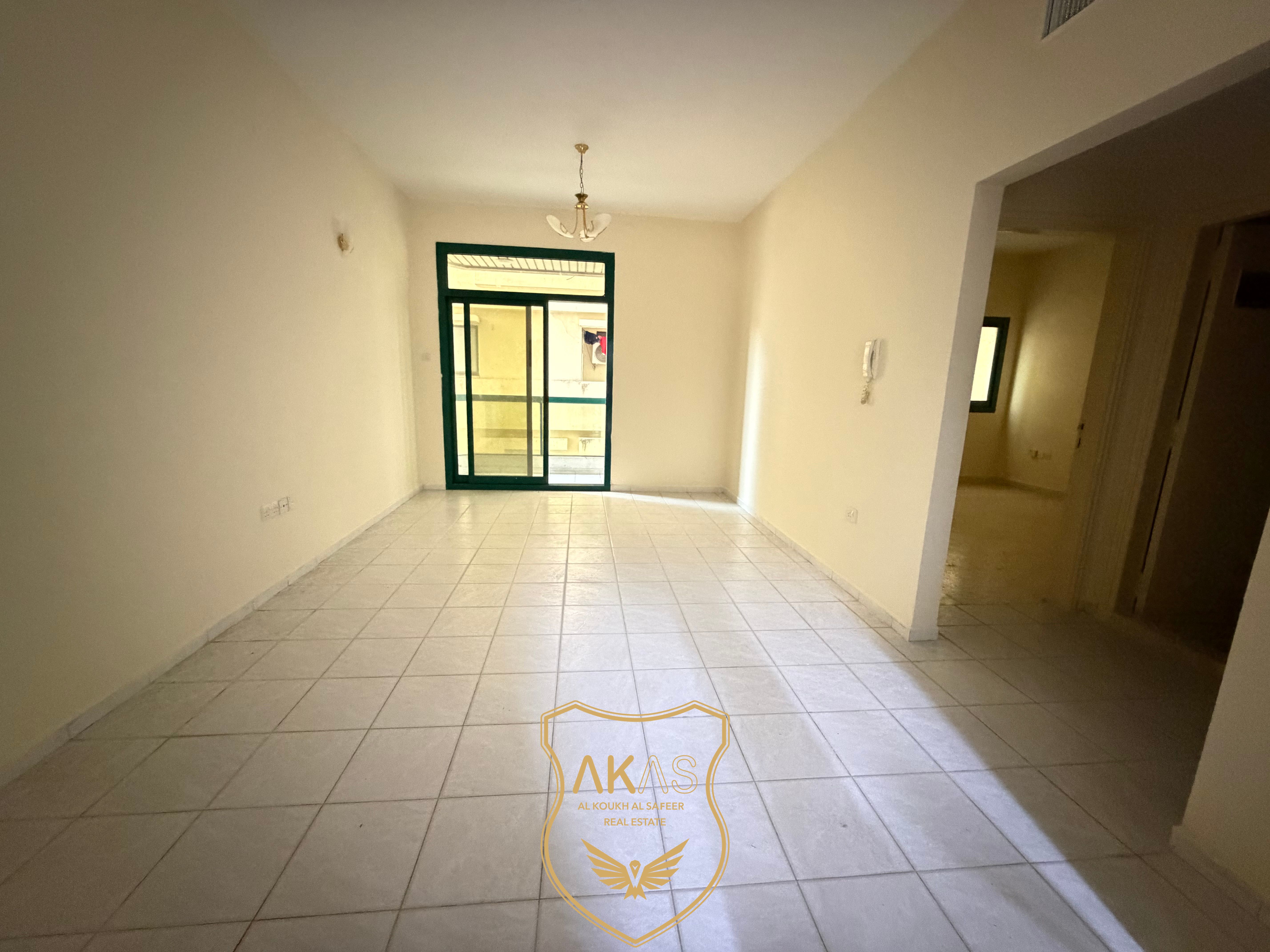 HOT Offer Spacious 1BHK Apartment with balcony & CHILLER FREE Rent only 35000AED yearly