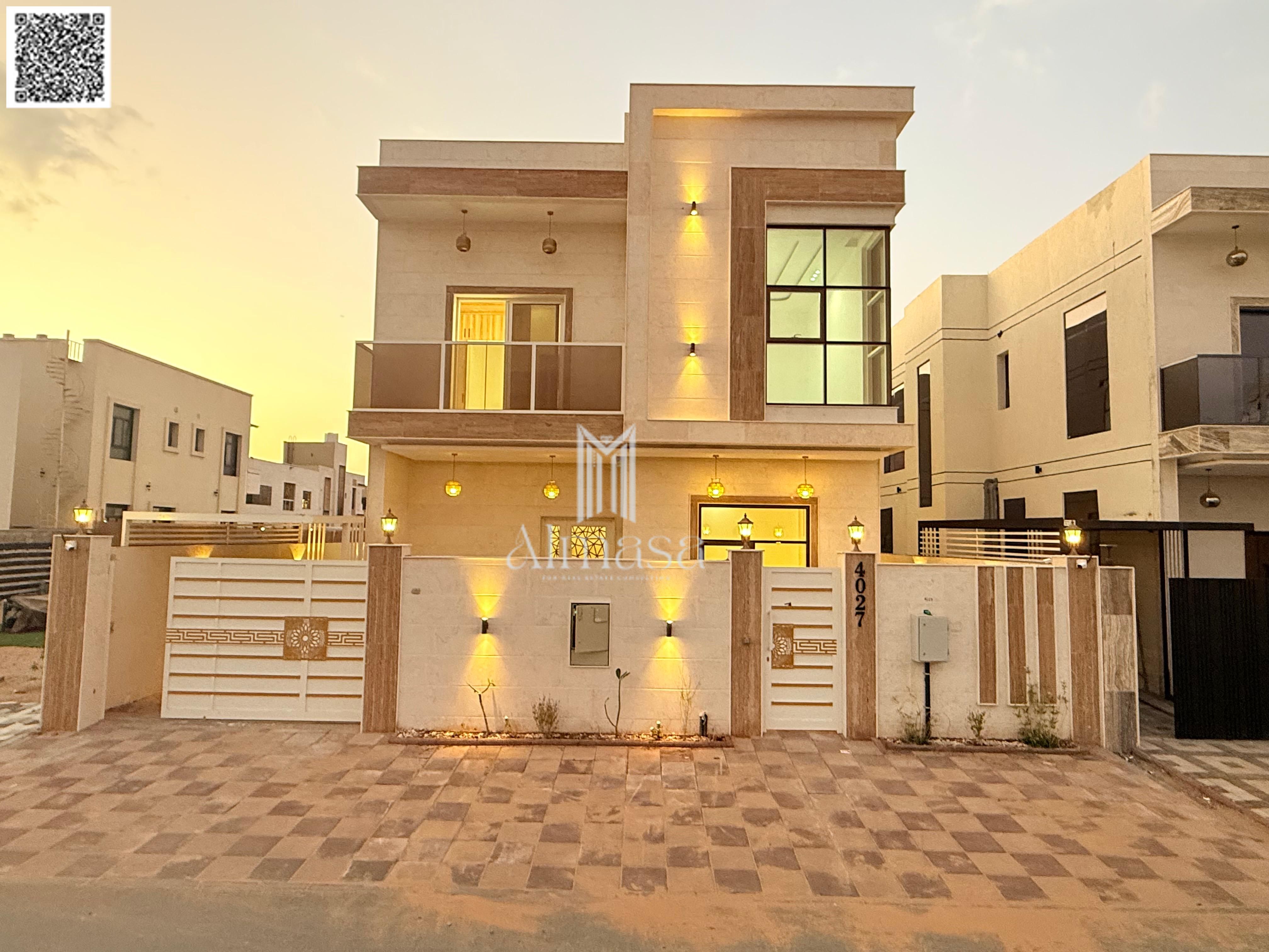 Luxury villa for sale in Al Zahia - Ajman High-end finishes as per request | Prime location on a main road | Water and electricity included