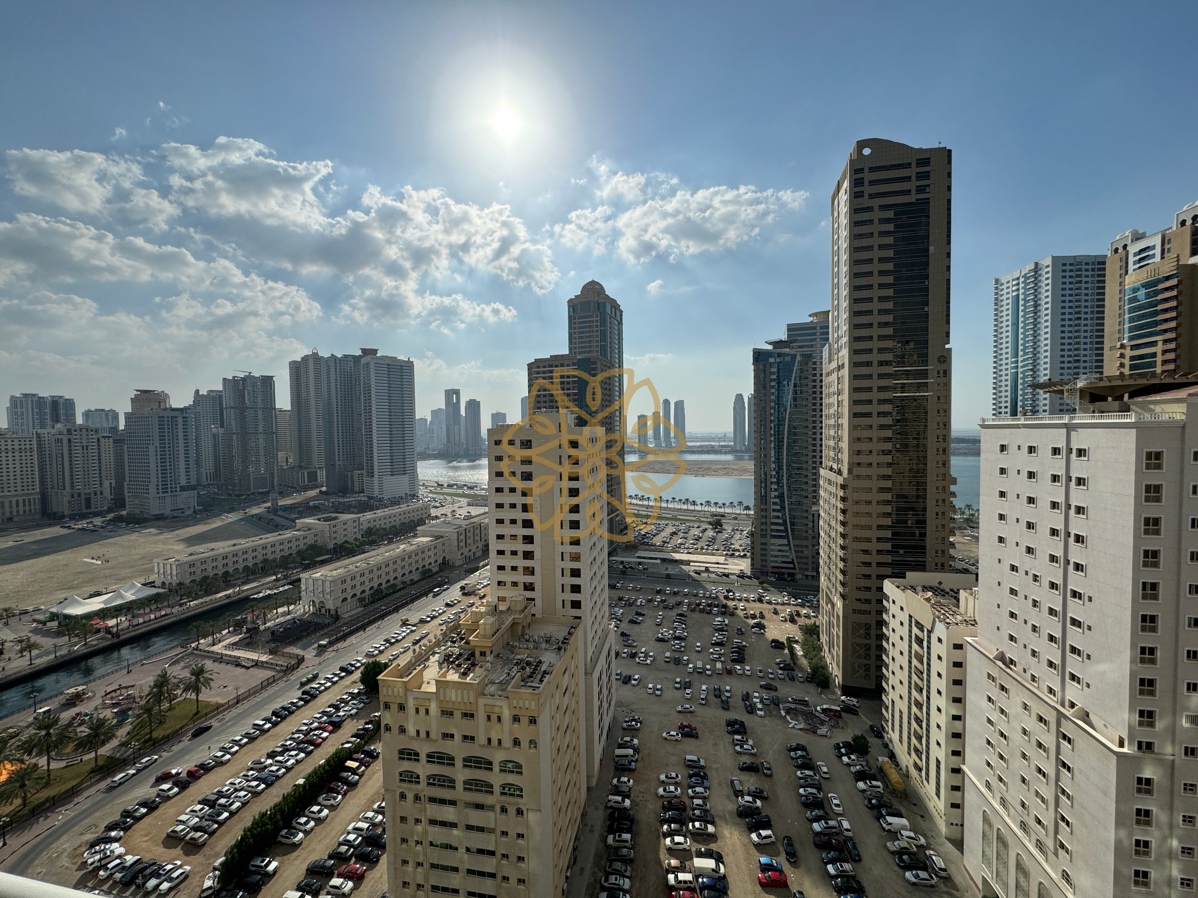 Free Parking,Gym,Poll | Luxury 2-BR | Master,Balcony,Wardrobes | Close Qasba Canal